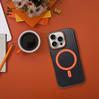 Viedtālruņa apvalks SIMPLY saderīgs ar MagSafe iPhone 16 Plus titāna melns