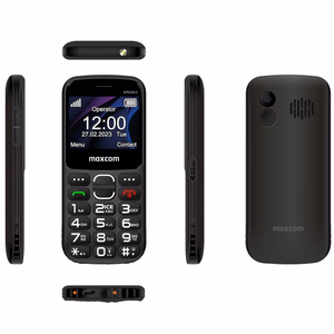 Maxcom MM 443 4G mobilais tālrunis, melns