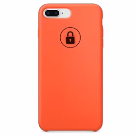 Phone Maciņš "Silicone Maciņš" priekš iPhone 7 (iPhone 8) / Spicy Oranžs / in package