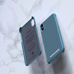 Nordic Elements Saeson Idun vāciņš ierīcei iPhone XS Max, tumši zilzaļš