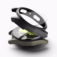 Ringke Slim un rūdītā stikla apvalks + stikla komplekts Samsung Galaxy Watch 7 44mm - melns