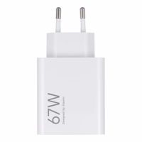XIAOMI oriģinālais lādētājs USB A QC3.0 3A 67W MDY-12-EH balts bulk