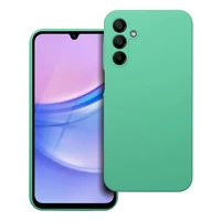 Viedtālruņa apvalks silikona 2mm SAMSUNG A15 5G / A15 4G mentola zaļais