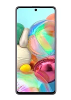 LCD ekrāns Samsung A715 A71 ar skārienekrānu un rāmi oriģināls melns (servisa pakete)