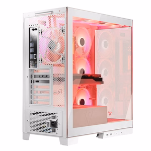 Modecom Volcano SPACE APEX ARGB MIDI Midi Tower balts datora korpuss