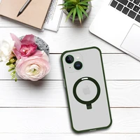 Tel Protect Maģiskais Magnētiskais Viedtālruņa apvalks ar statīvu Iphone 13 zaļš