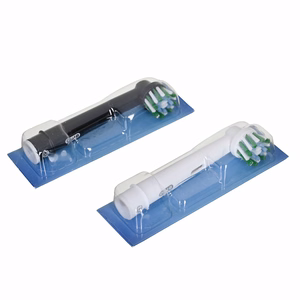 Oral-B Vitality Pro Duo – uzlādējama elektriskā zobu birste, 2 uzgaļi, 3 tīrīšanas režīmi, melns/zils/balts