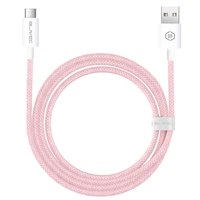 Blavec Kabelis Candy pīts - USB uz Type C - PD 60W 3A 2 metri Apple CarPlay/Android Auto (CCA-UC3P20) rozā