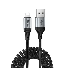 Kabelis USB-C uz Lightning Hoco PD 27W 1,5 m X121 melns
