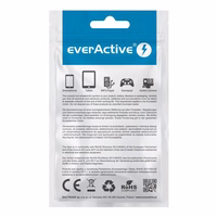 everActive cable USB Lightning 1m - balts, silicone, quick charge, 2,4A - CBS-1IW