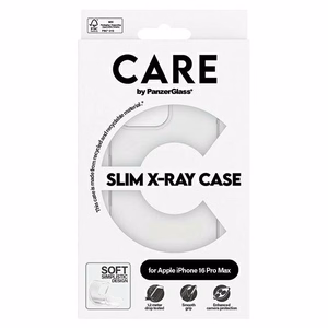 CARE by PanzerGlass Viedtālruņa apvalks iPhone 16 Pro Max 6.9 – skaidrs
