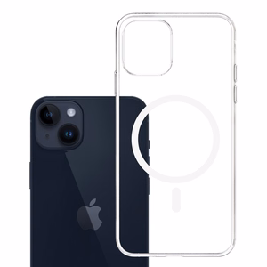 3mk Clear Magnētiskais viedtālruņa apvalks Apple iPhone 14 Plus - Caurspīdīgs