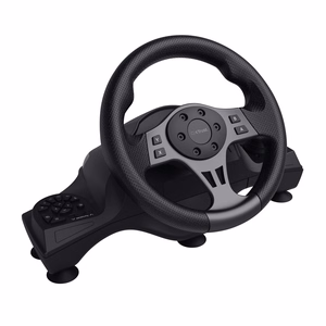 Trust GXT 289 Movi melns USB stūre + pedāļi Nintendo Switch, PlayStation 4, Xbox One S, Xbox One X, Xbox Series S, Xbox Series X