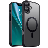 Etteri Matt Mag korpuss priekš iPhone 16 Plus 6,7" melns