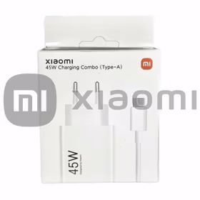 Lādētājs Xiaomi MDY-17-EF (BHR07SLEU) balts 45W (ar iepakojumu) + kabelis "Type-C" / 100% oriģināls /