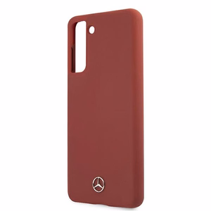 Mercedes Silikona Line apvalks Samsung Galaxy S21 sarkans