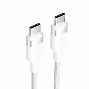 Vention USB-C uz C kabelis, pīts, 3A, 480Mbps, 60W, 2m, balts