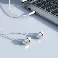 Borofone austiņas BM66 New Sound ar mikrofonu sudrabainas