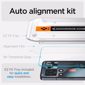 Spigen Glas.TR EZ Fit rūdītais stikls 2 komplekts telefonam Nothing Phone 3 - caurspīdīgs