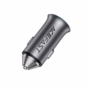 Auto lādētājs Acefast B16 95W USB-C/USB-A pelēks