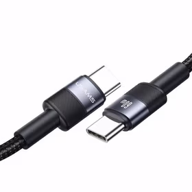 USAMS kabelis USB-C uz USB-C komplekts 30 gab. 60W 1,2m pīts SJ724ZJ01 (US-SJ724) SET 30PCS
