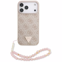 Guess 4G Strap Triangle Logo MagSafe macins iPhone 17 Pro Max - roza