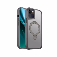 Etteri Matētais Mag Ring viedtālruņa apvalks iPhone 14 6,1 pelēks (m)