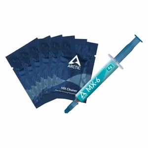 Thermal Paste ARCTIC MX-6, 4g ar 6pcs MX Cleaner