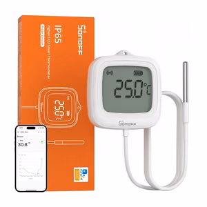 Sonoff SNZB-02LD ZigBee LCD temperatūras sensors ar zondi