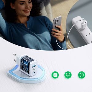 Joyroom JR-TG6 GaN 30W sienas lādētājs balts
