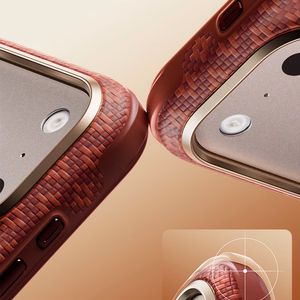 Benks ArmorGrid Edge X9 Air Navigator kevlara maciņš (C.K.FL.AP.RD.X069) iPhone 18 Pro/17 Pro, sarkans (Sawy Red)