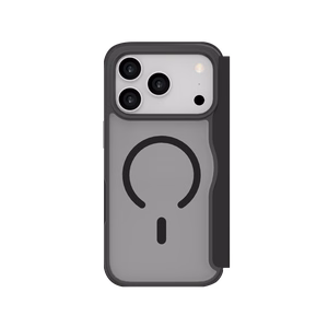 JUST MUST CHAMPION II флип-чехол MAGSAFE для iPhone 17 Pro, черный