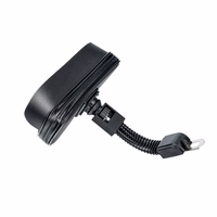 Motocikla turētājs ūdensdrošs ar rāvējslēdzēju un pārvalku (4,8–5,5), melns