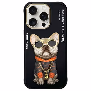Nimmy Brilles Foršs suns viedtālruņa apvalks iPhone 16 Pro Max - melns