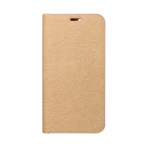 LUNA Book Gold maciņš priekš Xiaomi Redmi Note 15 Pro Plus 5G, zeltains