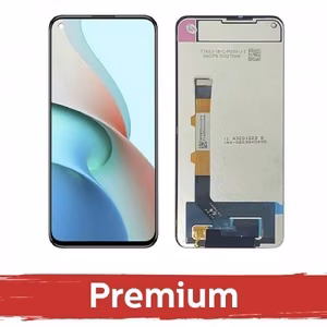 LCD displejs saderīgs ar Xiaomi Redmi 9T / Poco M3 melns OEM