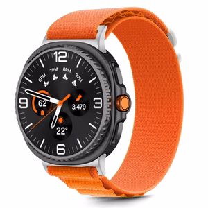 Tech-Protect Nylon Stripe ремешок для Samsung Galaxy Watch 40/44/46 mm - оранжевый