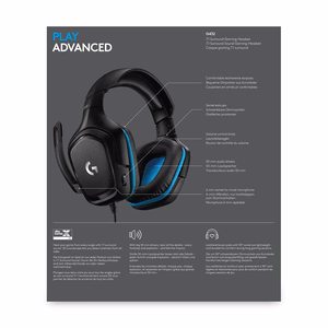 Logitech G G432 spēļu austiņas