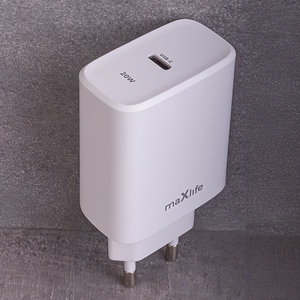 Maxlife MXTC-10-20C PD QC lādētājs 1x USB-C 20W balts