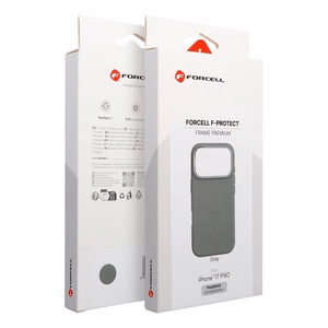 Maciņš Samsung S26 PLUS Forcell F-Protect Frame Premium saderīgs ar MagSafe pelēks