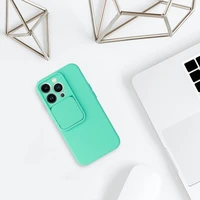 Viedtālruņa apvalks Camshield Soft Iphone 13 Pro mentola zaļš