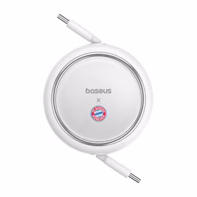 Baseus USB-C uz USB-C 100W lādēšanas kabelis (balts) Bayern Edition