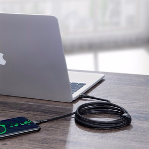 Baseus kabelis Cafule PD USB-C - USB-C 2,0 m 5A pelēks-melns 100W