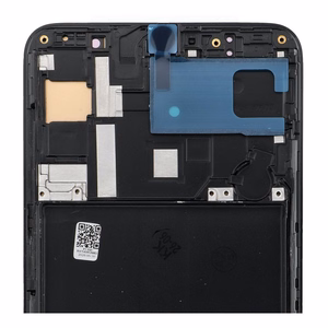 REWA OLED LCD displejs ar rāmi SAMSUNG A70, melns