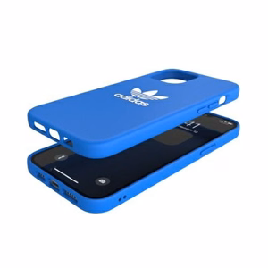 Adidas OR veidots apvalks Basic iPhone 12 Pro Max - zila un balta