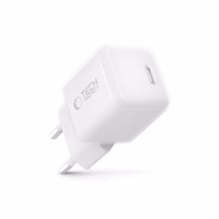 Tech-Protect NCM25 USB-C PD 25W sienas lādētājs - balts