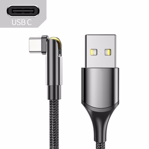 USB kabelis Essager Universal (180 leņķis) melns Type-C 100cm (līdz 3A)