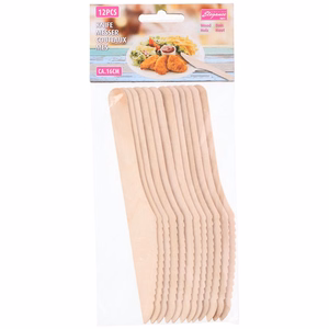Cuisine Elegance vienreizlietojamie koka naži, 12 gab.
