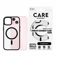 CARE by PanzerGlass Urban Combat Magnētiskais viedtālruņa apvalks iPhone 15 - melns
