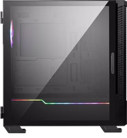 MSI MPG VELOX 100P AIRFLOW Mid Tower Gaming Computer Case 'melns, 3x 120mm Fan + 1x 120mm ARGB Fan, ARGB light strip, USB Type-C, 1x Tempered Glass, Center, E-ATX, ATX, mATX, mini-ITX'